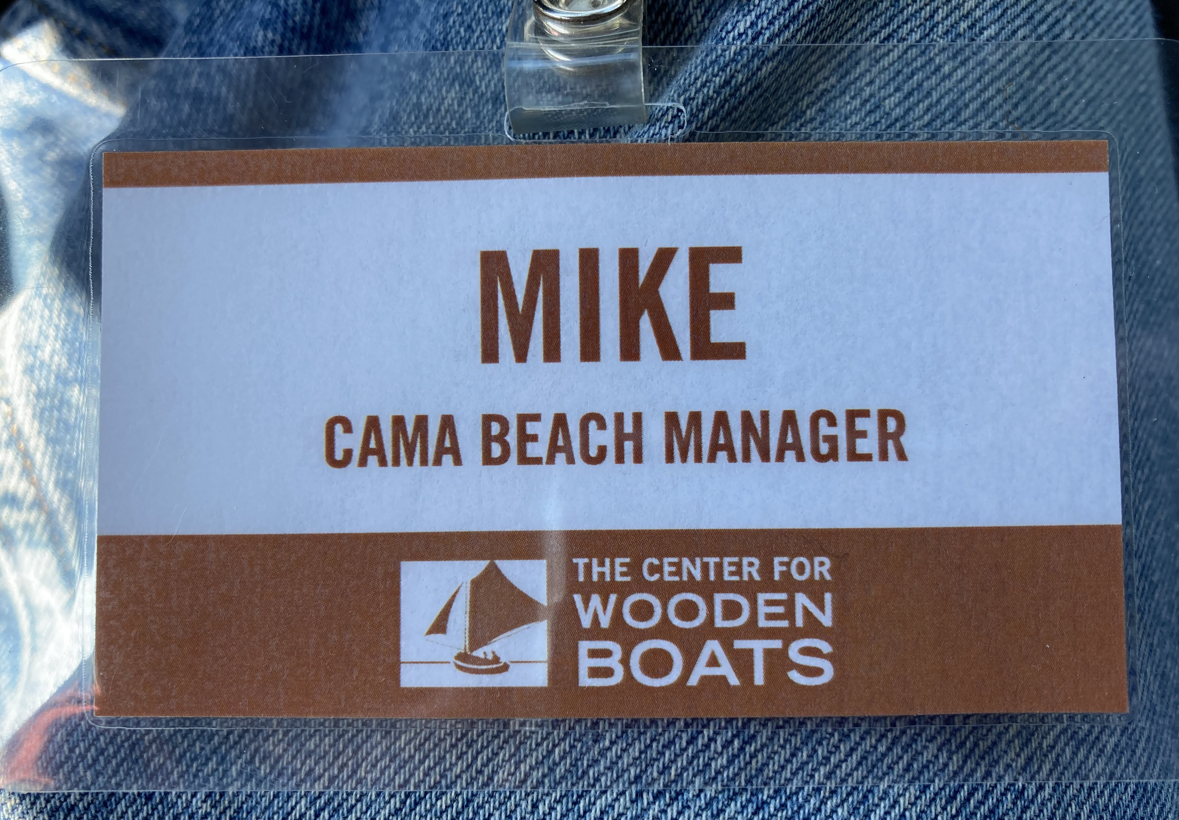 My name tag.